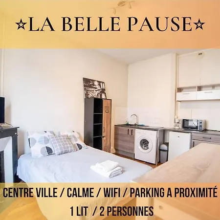 La Belle Pause - Studio Auxerre Proche Parking Exterior photo